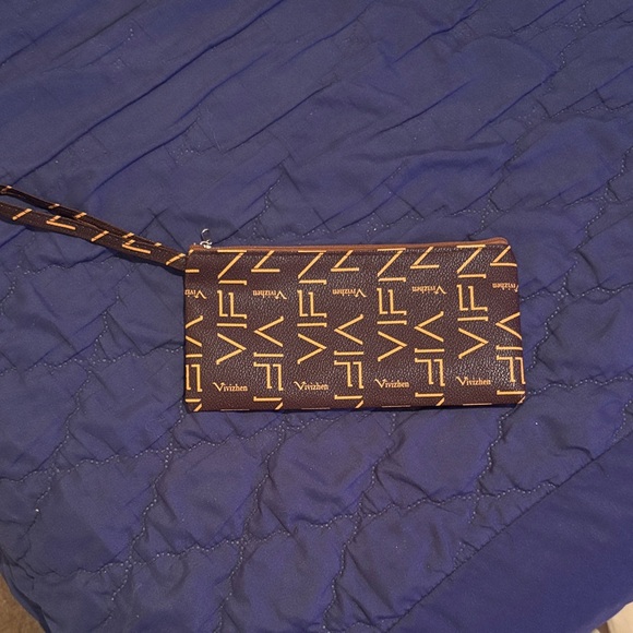 Brown and Gold Wristlet - Picture 1 of 1